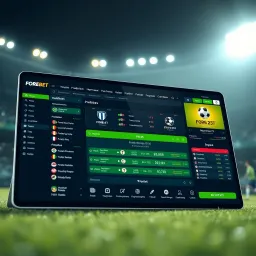 Forebet Football Predictions Dashboard for Nigerian Users Dashboard view of Forebet platform showing football match predictions and statistics relevant to Nigerian users