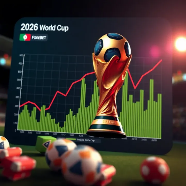 Graph showing data-driven team performance analysis for the 2026 FIFA World Cup