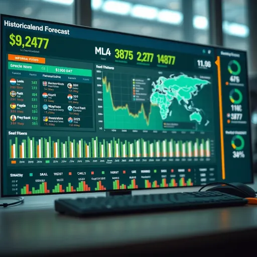 Historical Data and Forecast Visualization for MLS Fixtures Dashboard displaying historical data and prediction charts for upcoming Major League Soccer matches